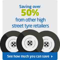 Cheaper Tyres = Saving over 50%